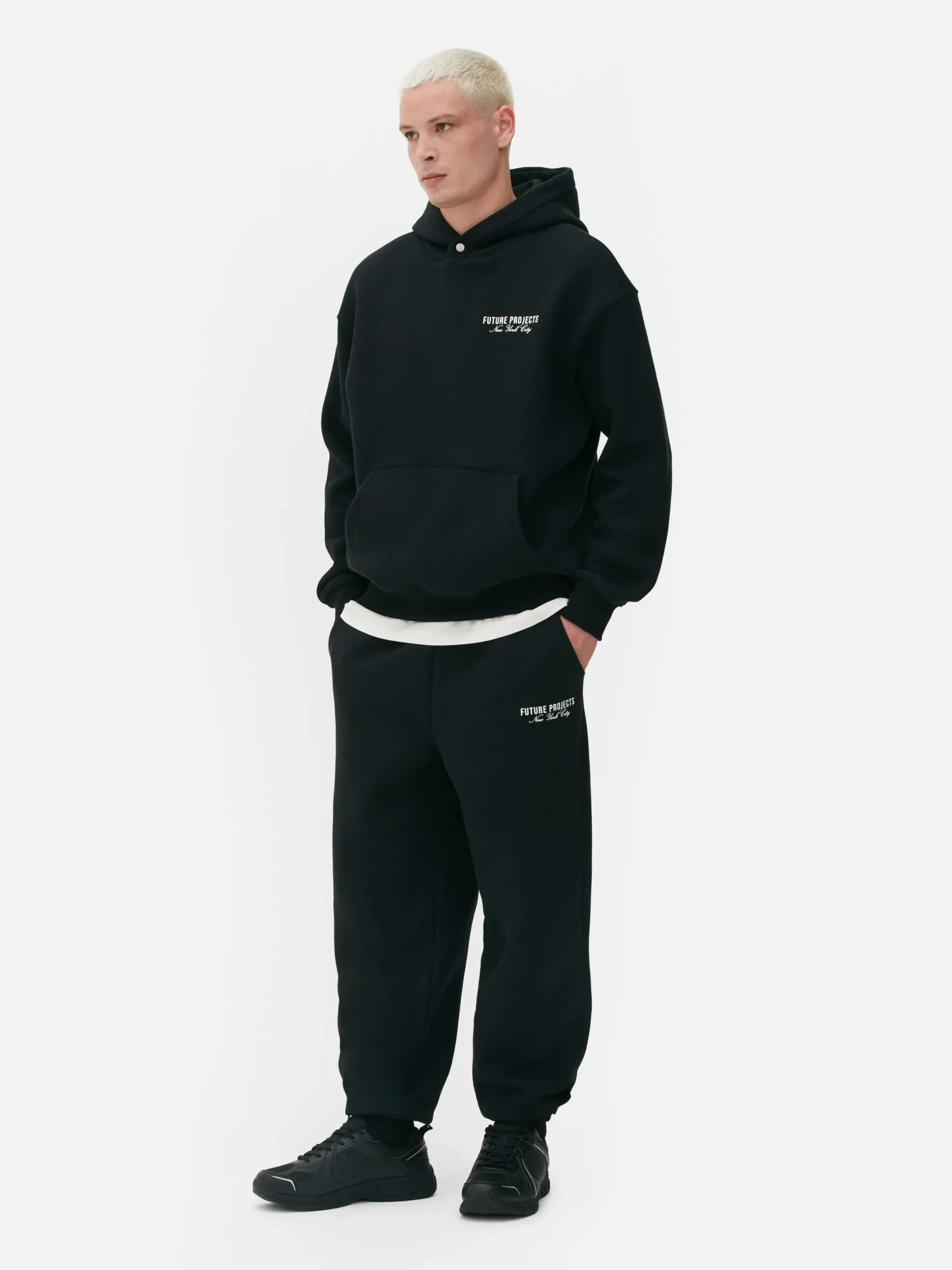 Hombre Primark Pantalones De Chándal|Joggers Con Bajos Ajustados «Future Projects»