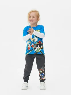 Niños Primark Pantalones De Chándal|Joggers Con Estampado Gráfico De Sonic, El Erizo