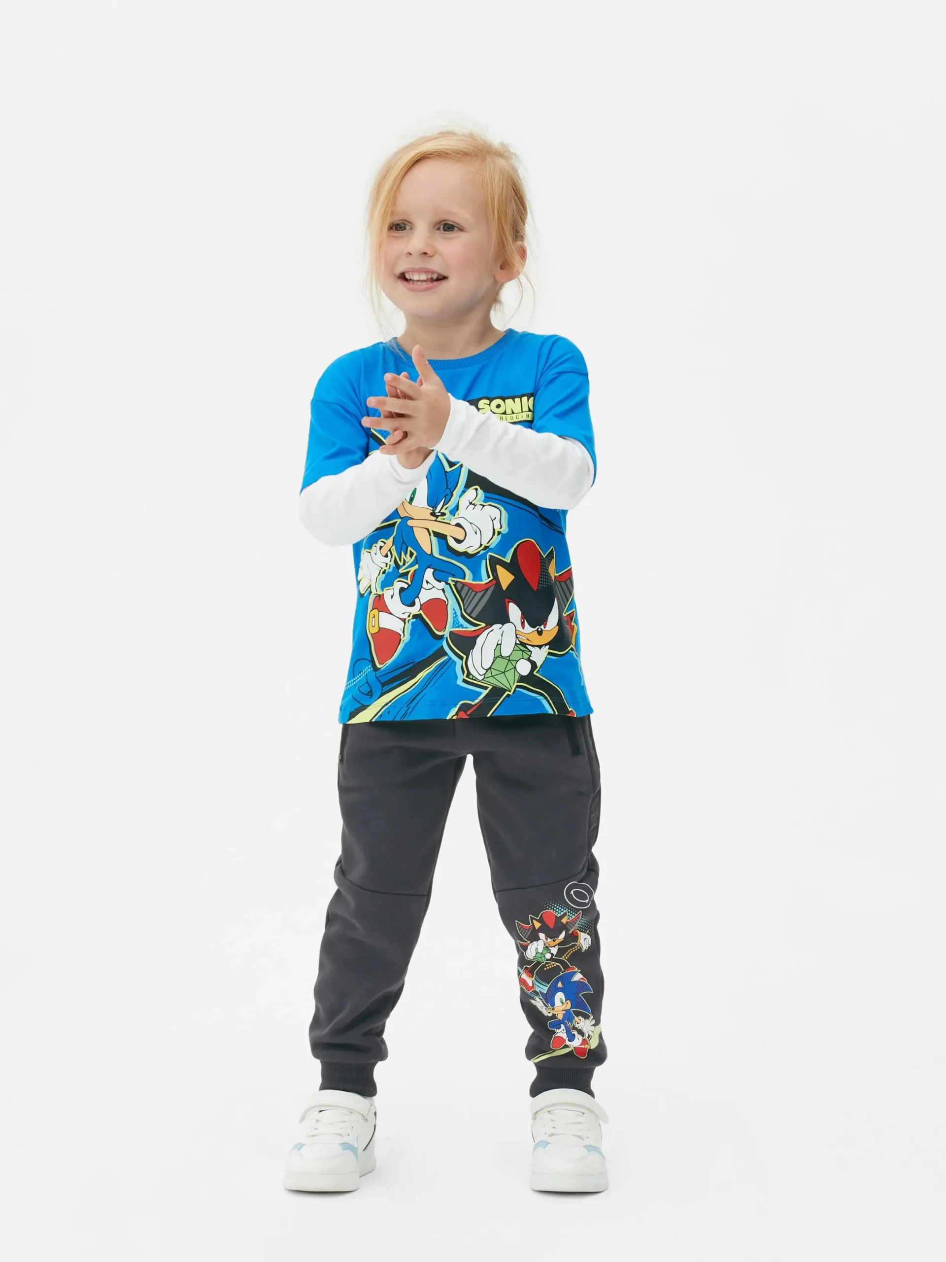 Niños Primark Pantalones De Chándal|Joggers Con Estampado Gráfico De Sonic, El Erizo