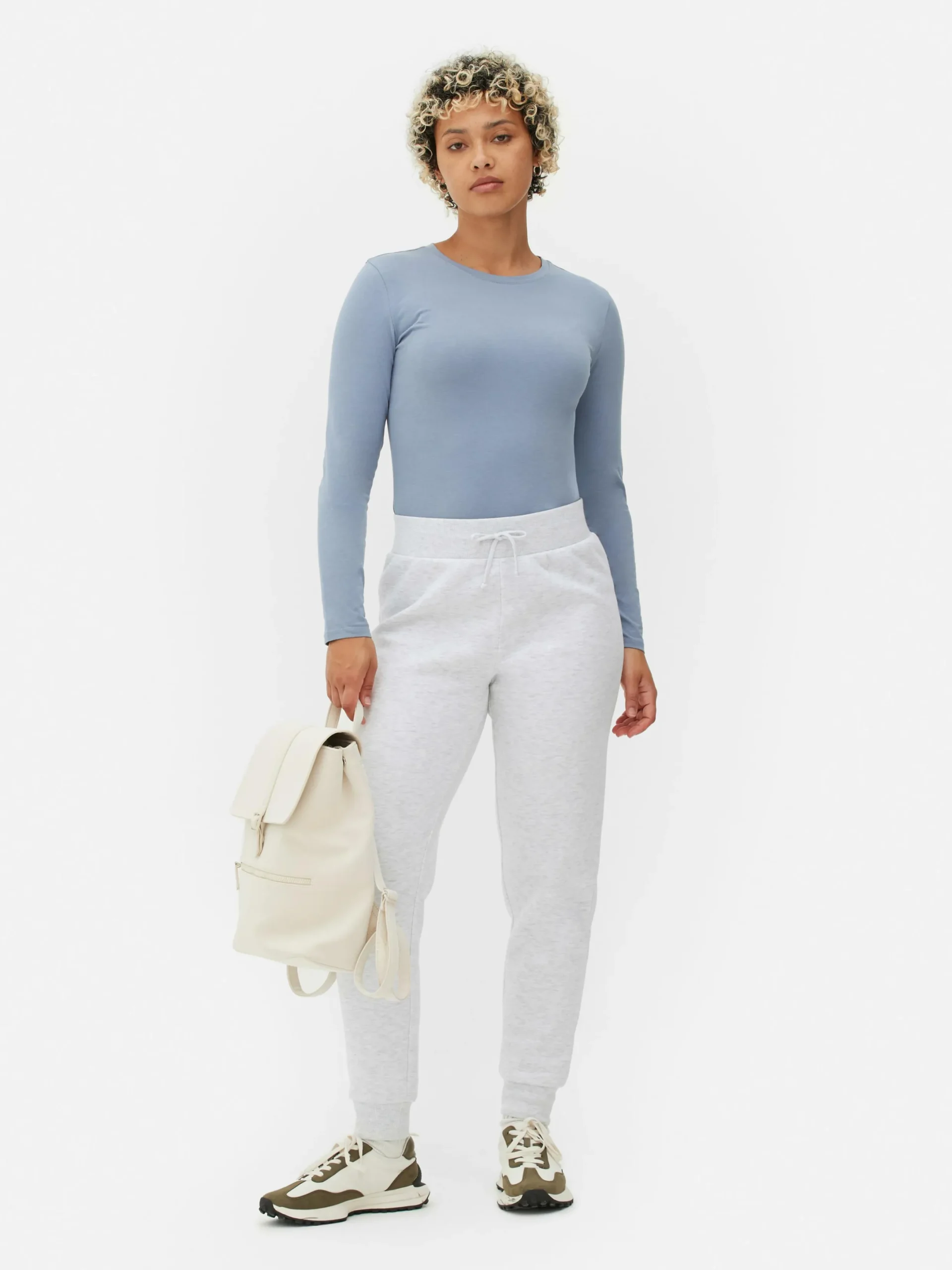 Mujer Primark Pantalones De Chándal|Joggers De Corte Pitillo Con Cordón De Ajuste