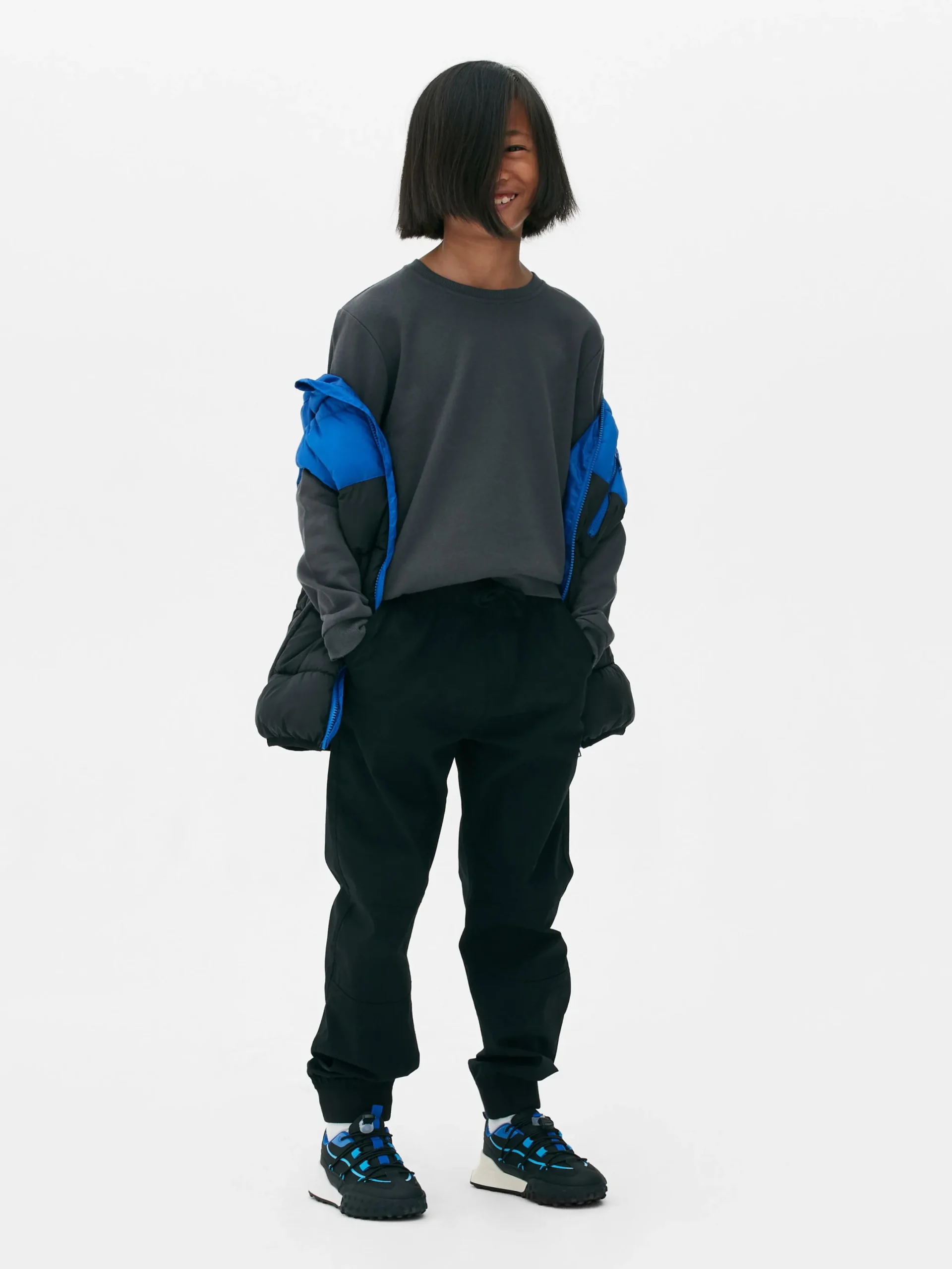 Niños Primark Pantalones De Chándal|Joggers De Popelina Con Bajos Ajustados