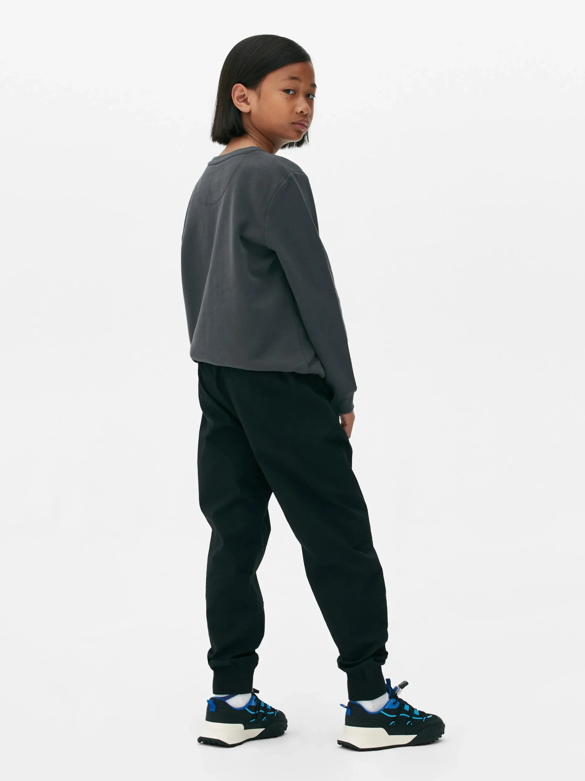 Niños Primark Pantalones De Chándal|Joggers De Popelina Con Bajos Ajustados