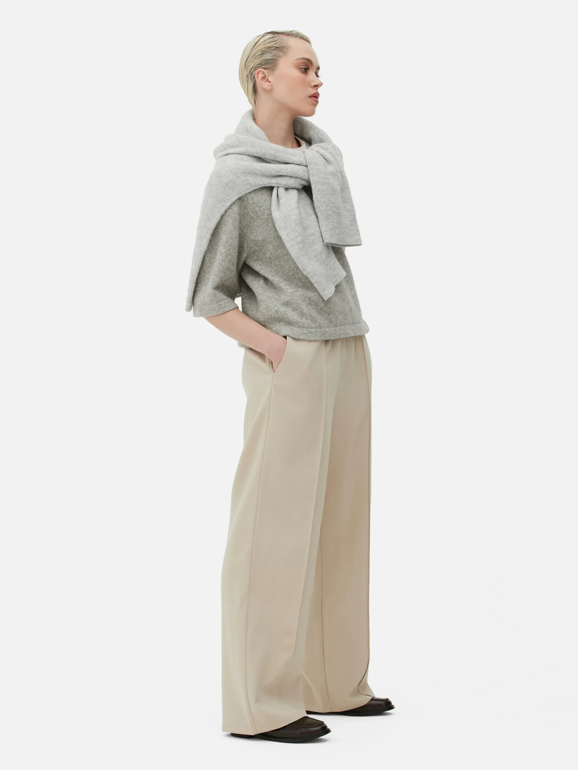 Mujer Primark Pantalones De Chándal|Joggers De Punto Con Costuras Decorativas