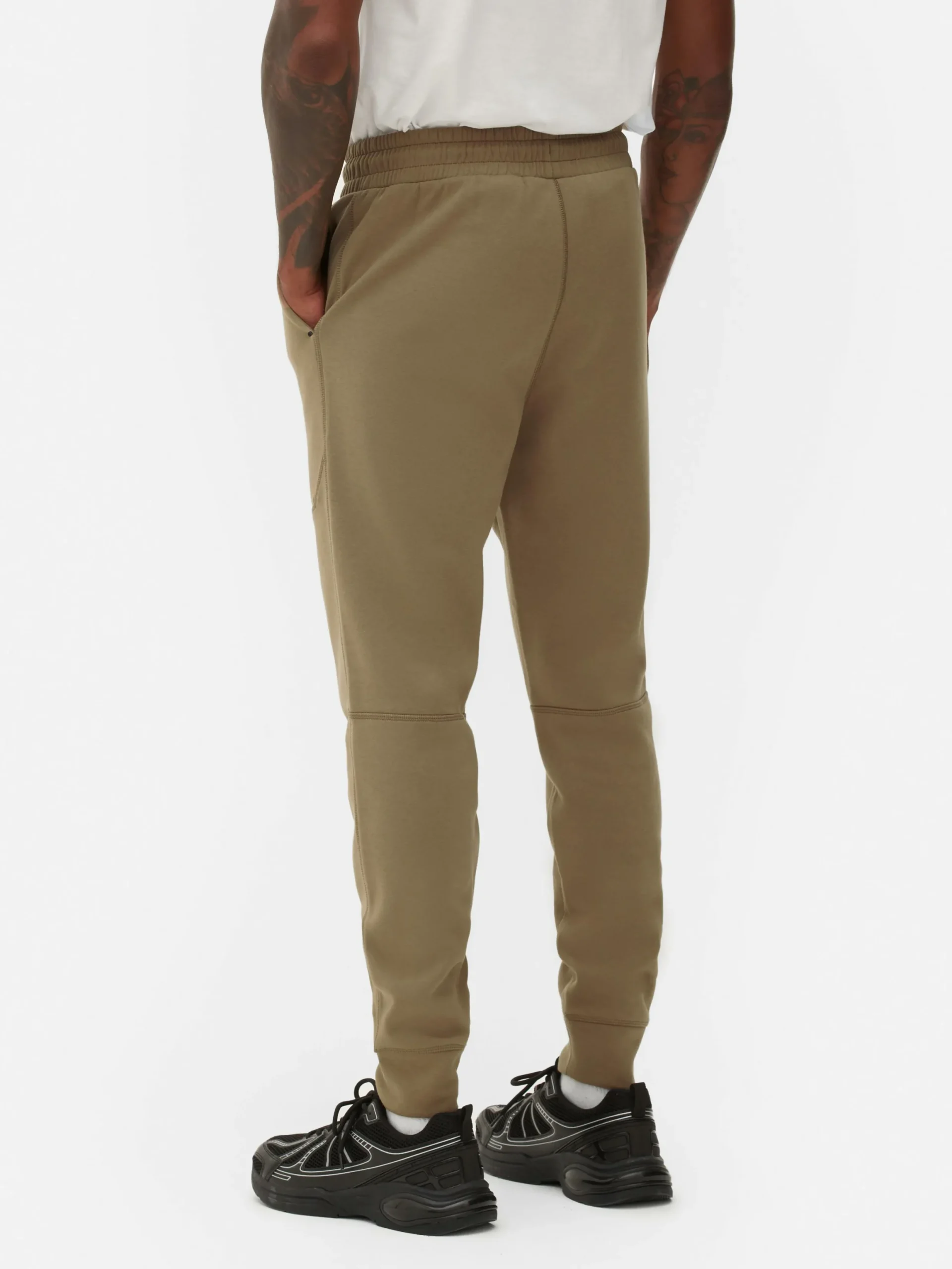 Hombre Primark Ropa Deportiva|Pantalones De Chándal|Joggers Reforzados De Corte Entallado