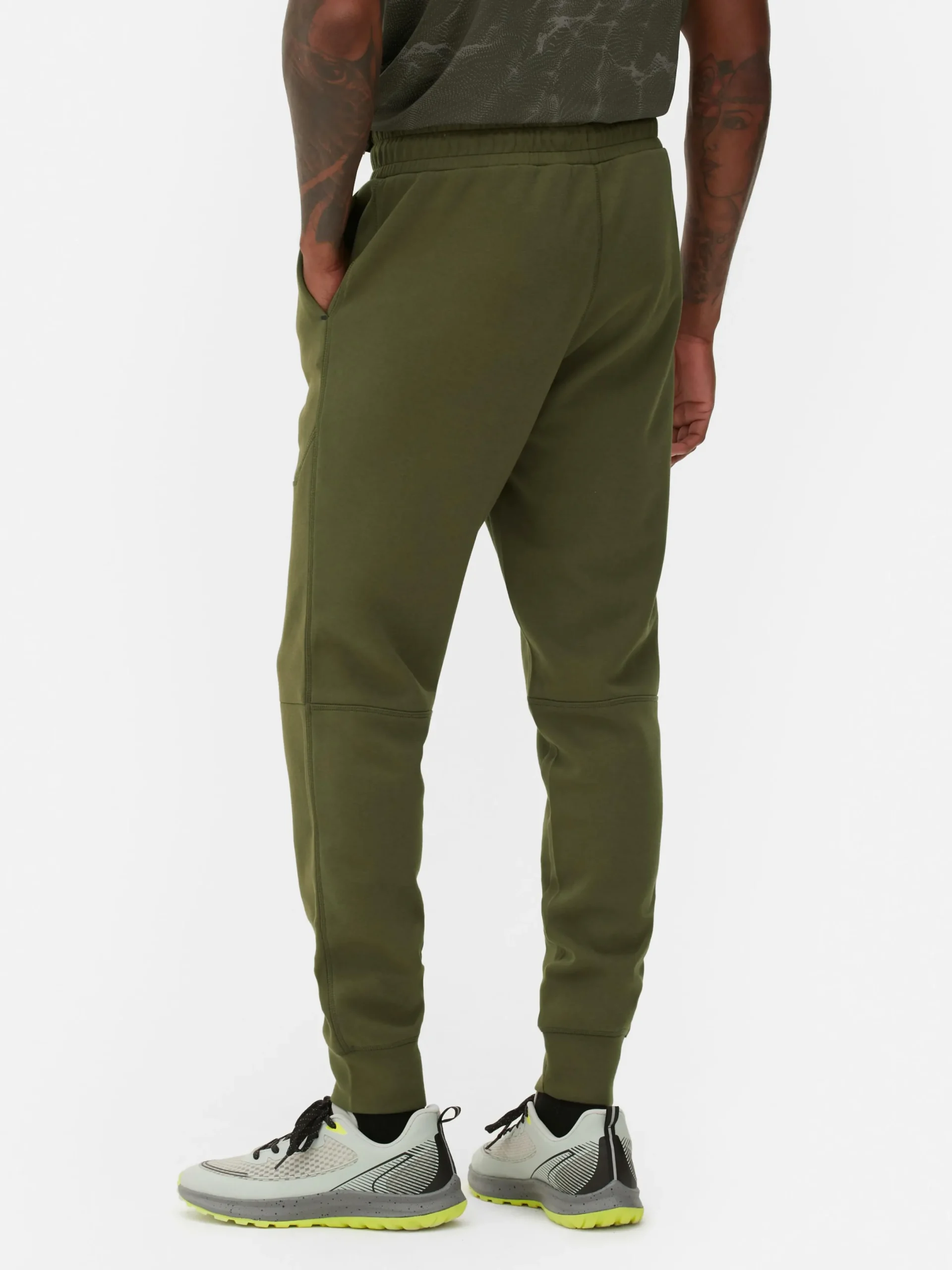 Hombre Primark Ropa Deportiva|Pantalones De Chándal|Joggers Reforzados De Corte Entallado