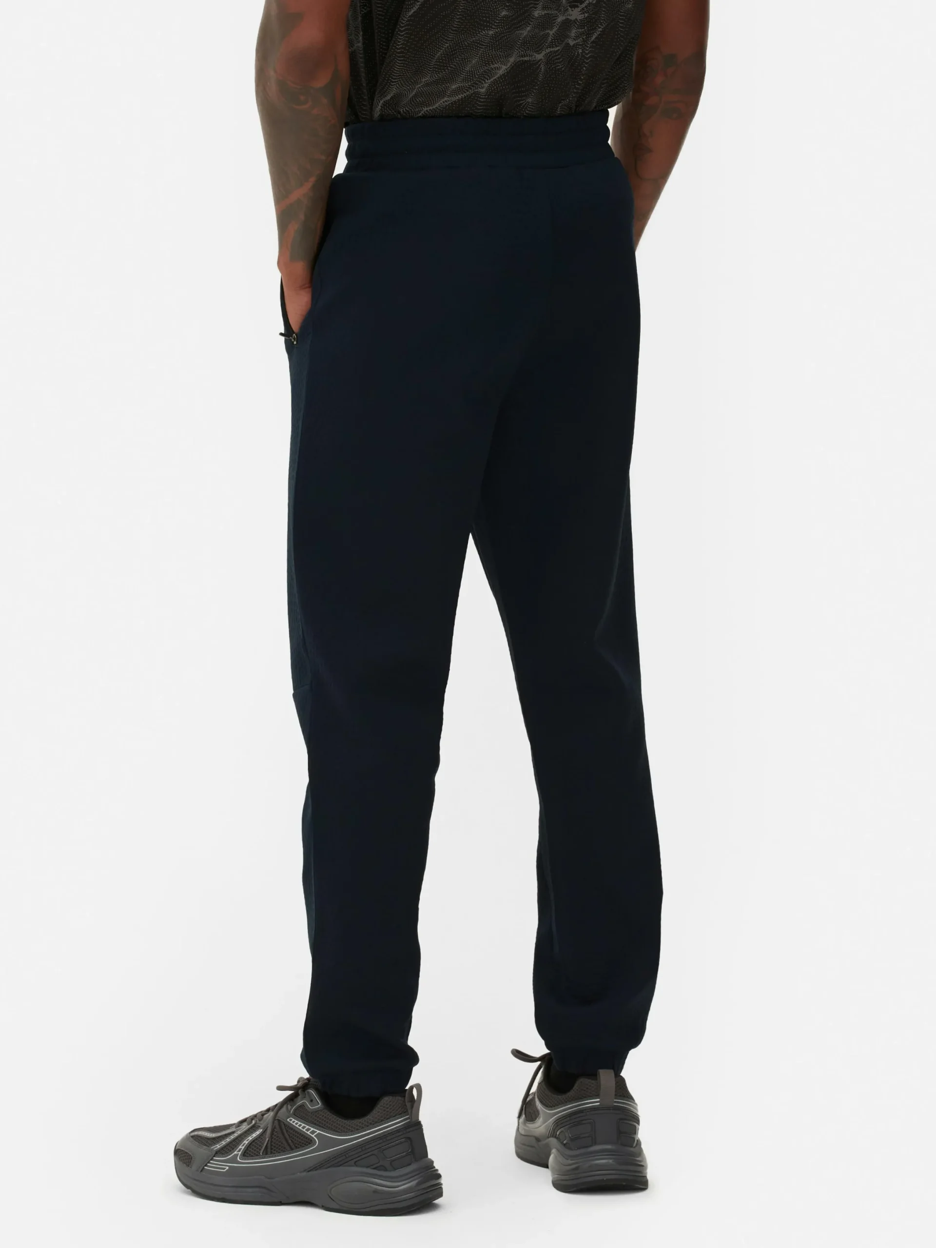 Hombre Primark Ropa Deportiva|Pantalones De Chándal|Joggers Texturizados De Cintura Elástica