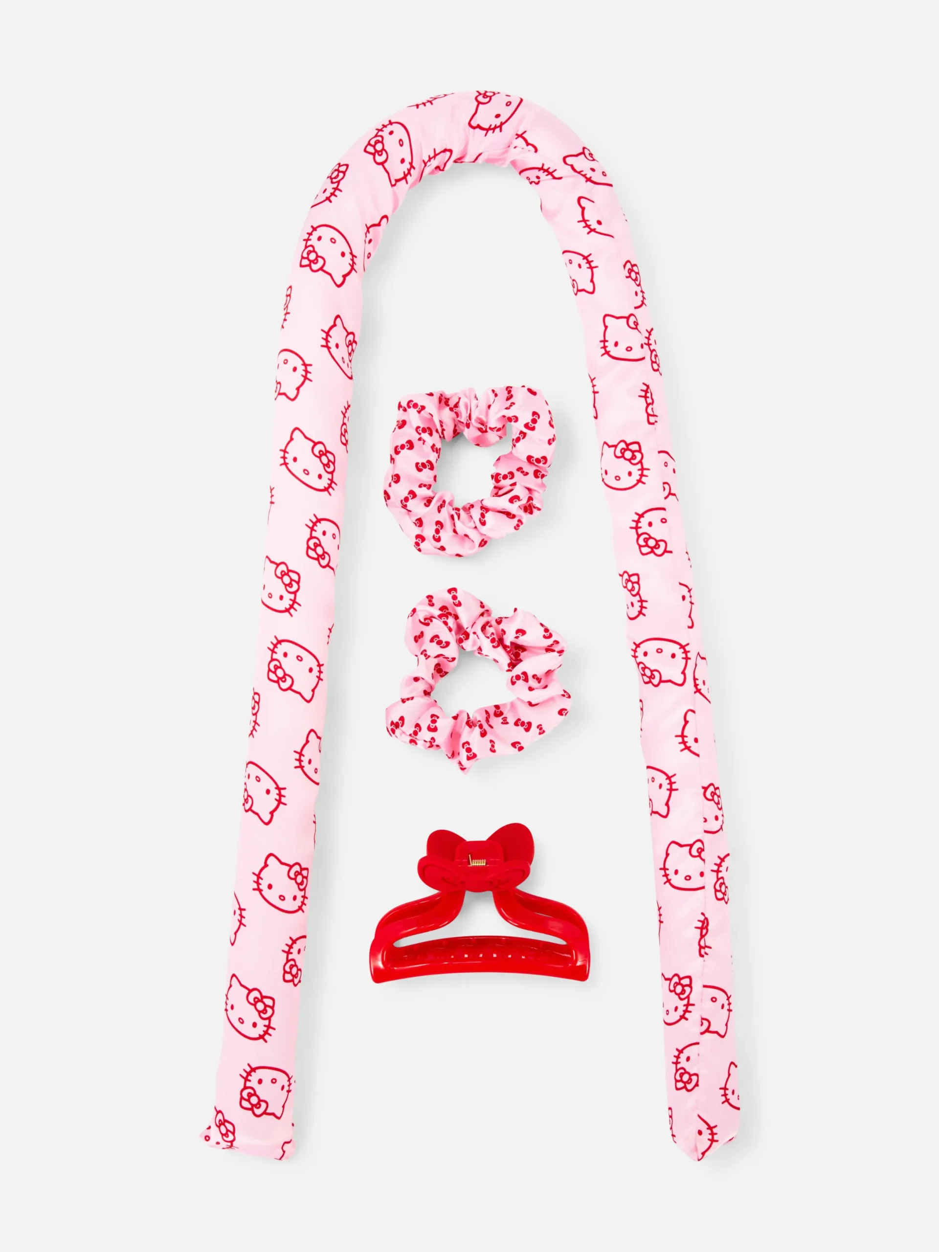 Primark Productos Para El Peinado|Juego De Rulos Sin Calor De Hello Kitty