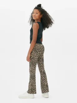 Niños Primark Pantalones Y Leggings|Leggings Acampanados De Leopardo