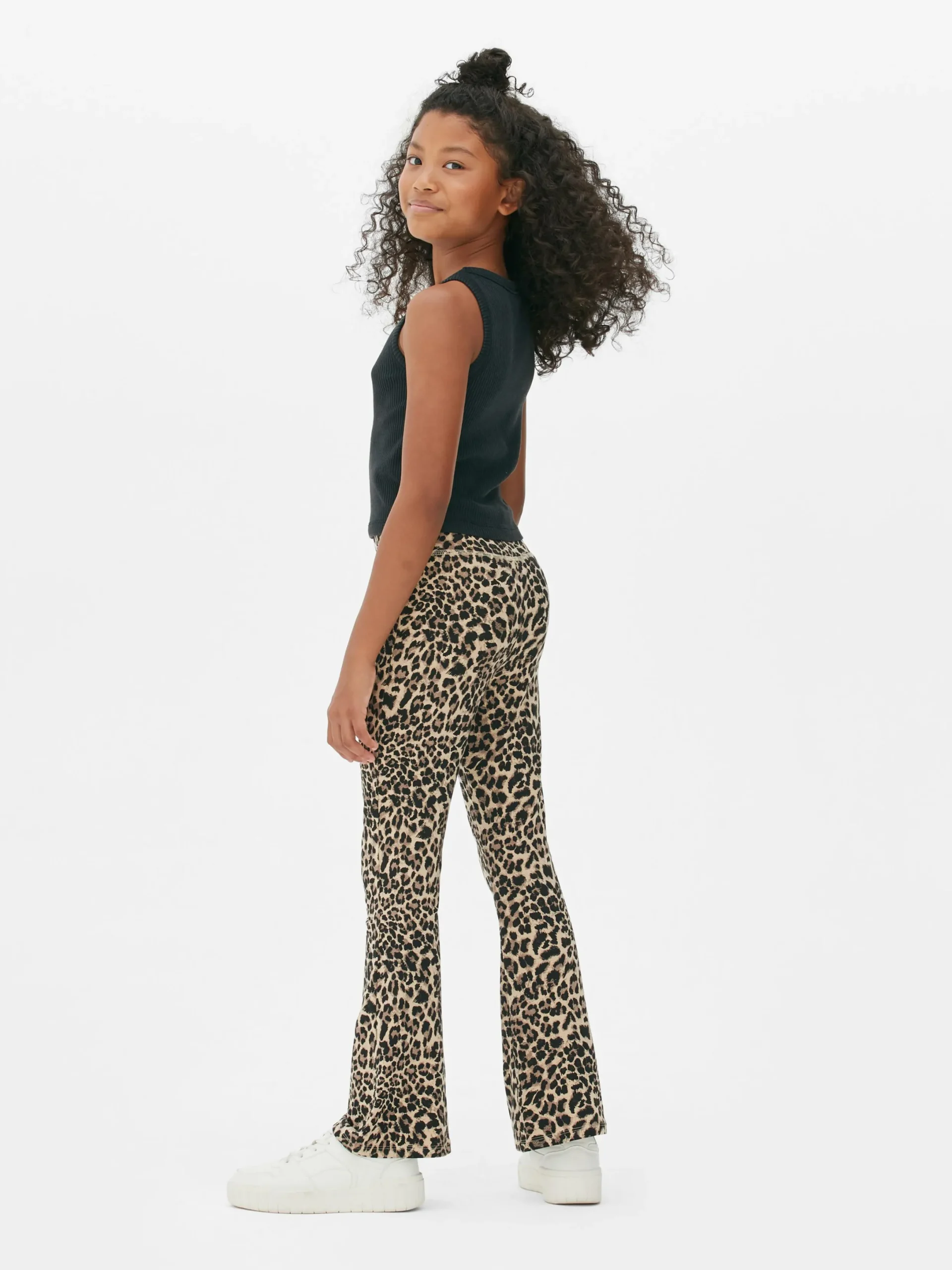 Niños Primark Pantalones Y Leggings|Leggings Acampanados De Leopardo