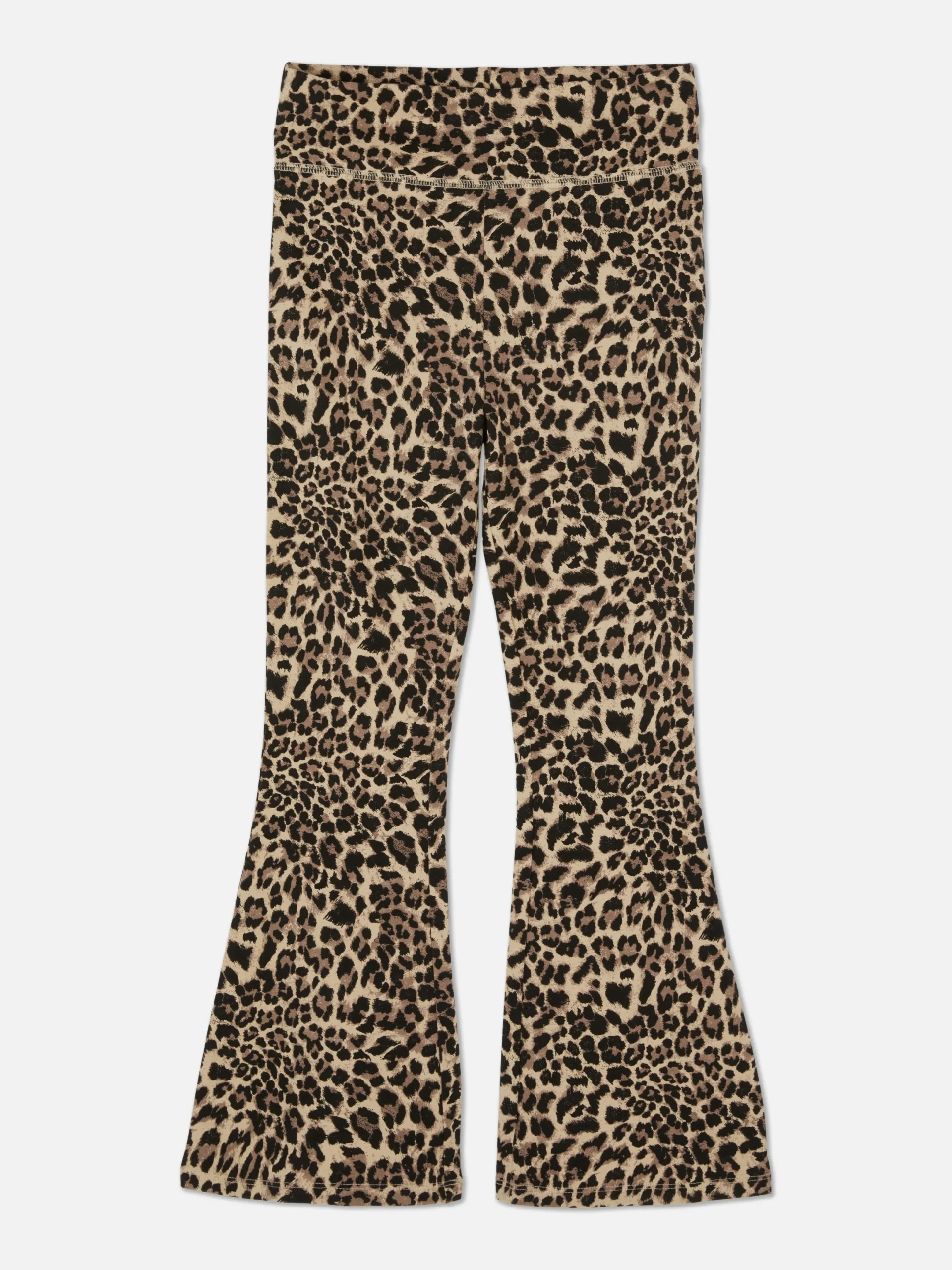 Niños Primark Pantalones Y Leggings|Leggings Acampanados De Leopardo