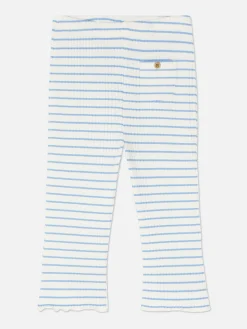 Primark Pantalones Y Leggings|Leggings Acampanados Y Acanalados A Rayas