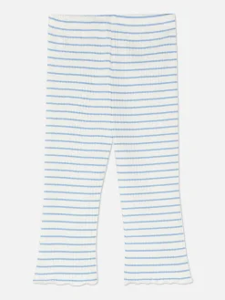 Primark Pantalones Y Leggings|Leggings Acampanados Y Acanalados A Rayas