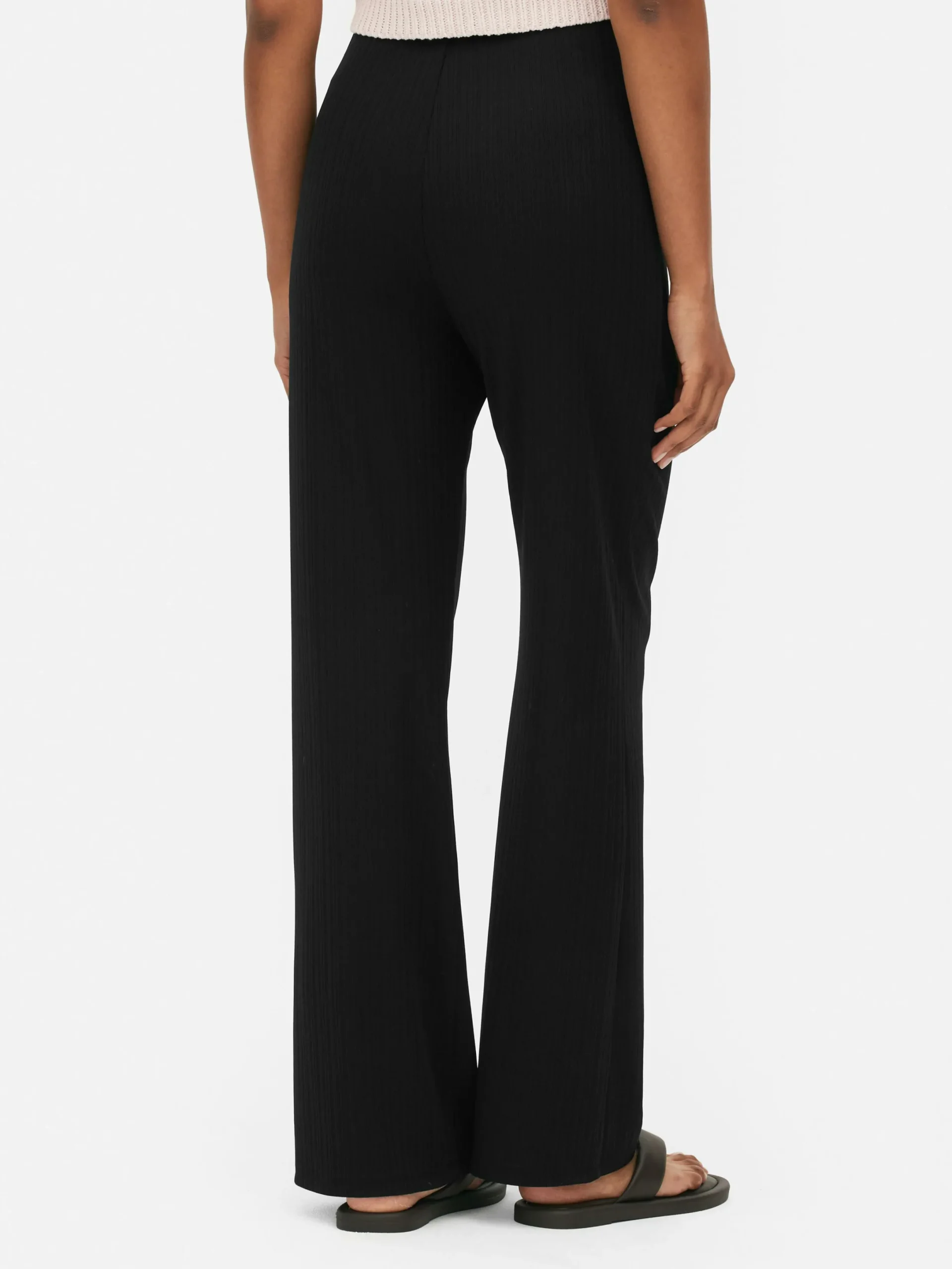 Mujer Primark Pantalones Y Leggings|Leggings Acanalados De Pernera Recta A Juego