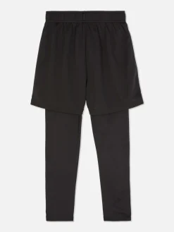 Niños Primark Pantalones Cortos|Leggings Cortos Deportivos 2 En 1