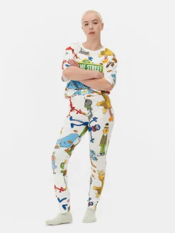 Mujer Primark Pantalones De Pijama|Leggings De Pijama Del Barrio Sésamo