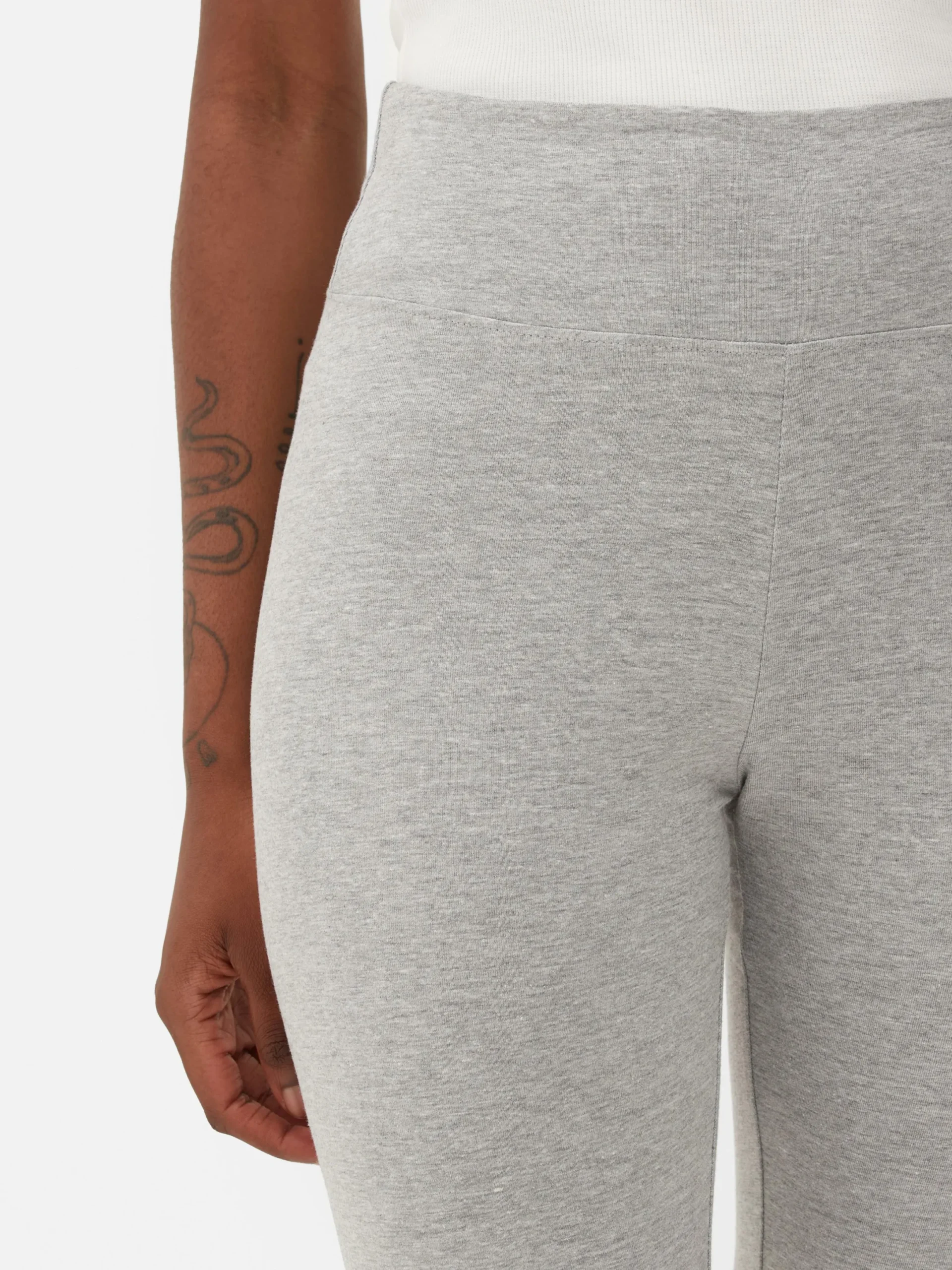 Mujer Primark Pantalones Y Leggings|Leggings De Punto Acampanados De Talle Alto