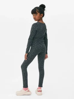 Niños Primark Pantalones De Chándal|Leggings Deportivos De Leopardo