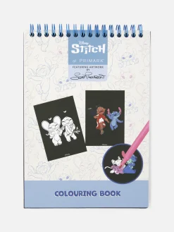 Niños Primark Manualidades|Libro De Colorear Aterciopelado De Stitch De Disney