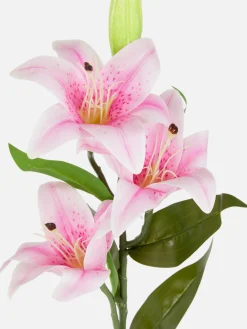 Primark Plantas Y Flores Artificiales|Lirio Sintético De Un Solo Tallo