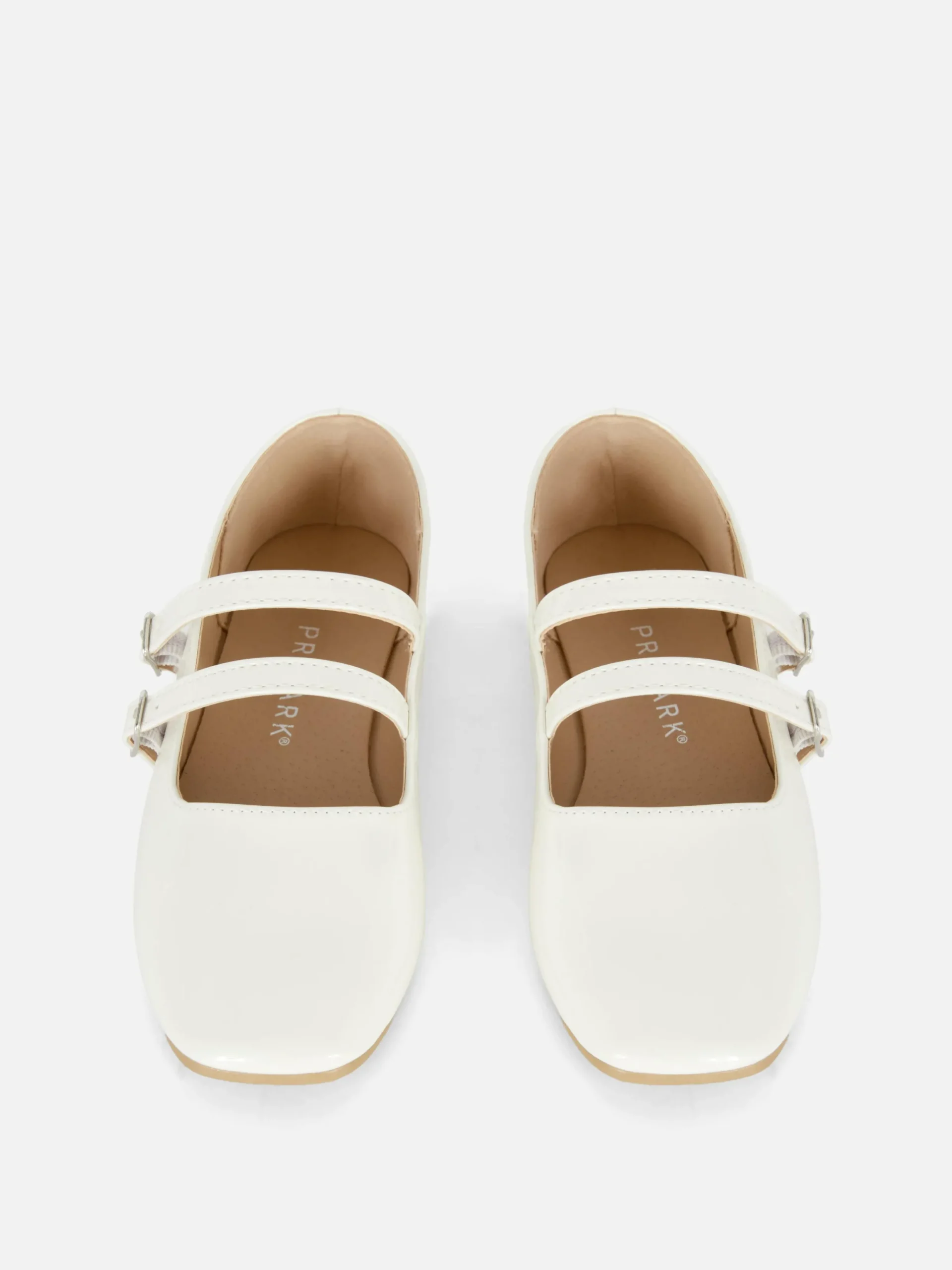 Niños Primark Zapatos Planos|Manoletinas Con Doble Tira Y Doble Hebilla