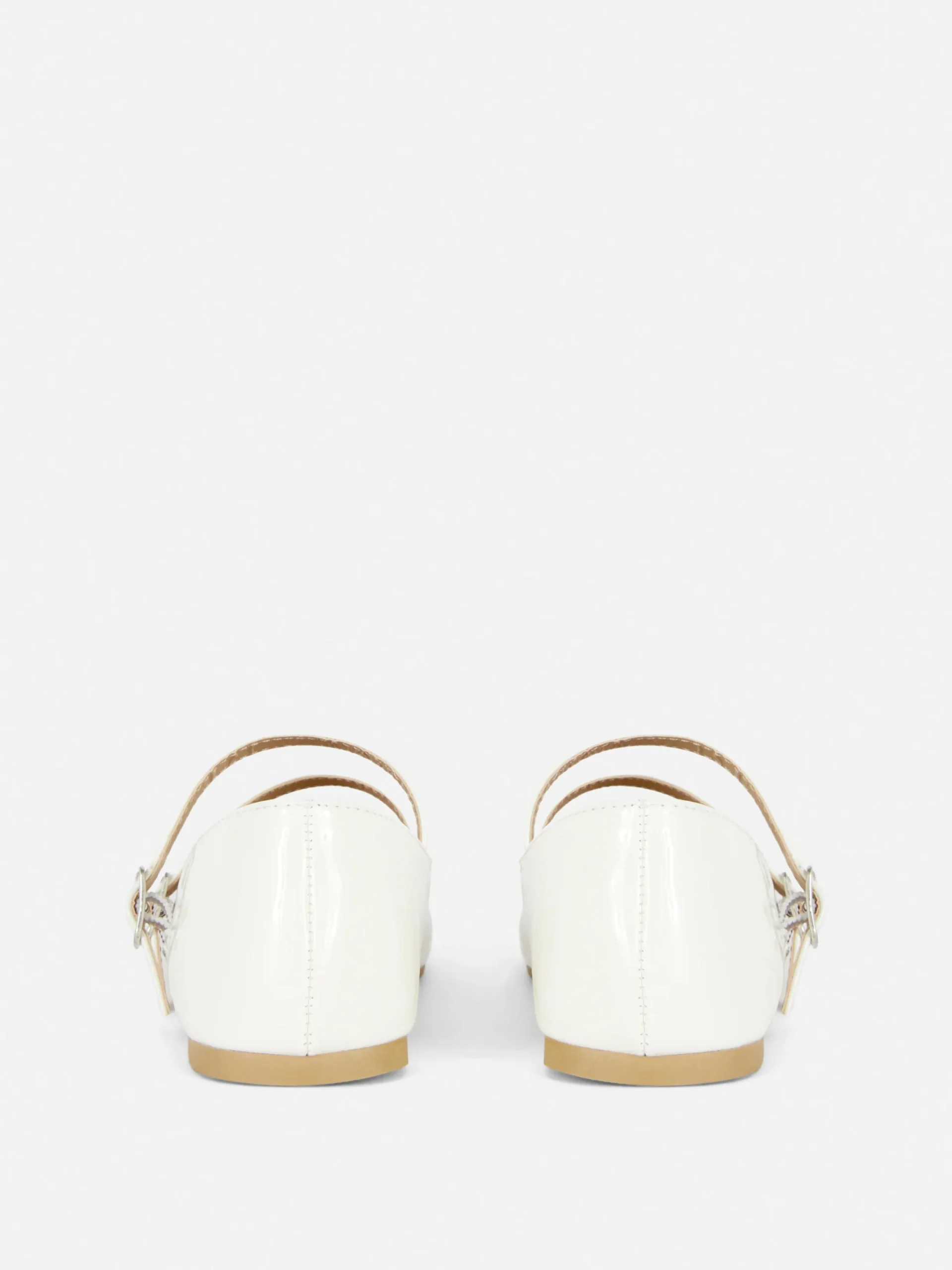 Niños Primark Zapatos Planos|Manoletinas Con Doble Tira Y Doble Hebilla