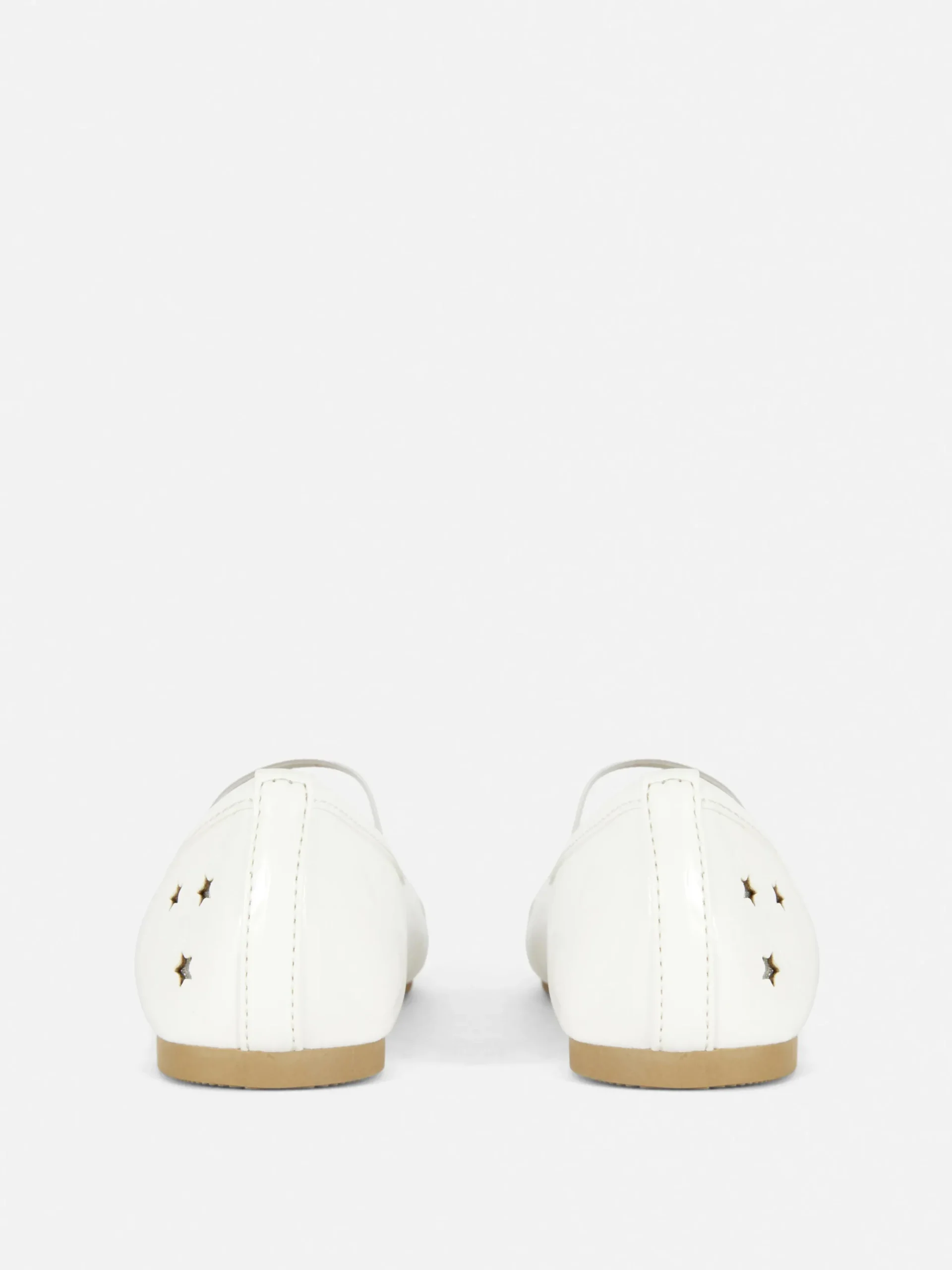 Niños Primark Zapatos Planos|Manoletinas Con Estrellas Perforadas A Láser