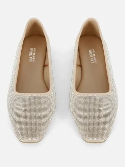 Mujer Primark Zapatos Planos|Manoletinas De Punta Cuadrada Con Tachuelas