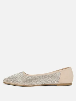 Mujer Primark Zapatos Planos|Manoletinas De Punta Cuadrada Con Tachuelas