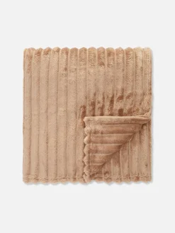 Primark Mantas Y Colchas|Manta Acanalada Suave Al Tacto