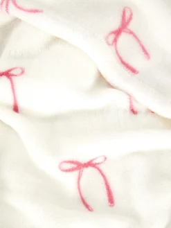 Primark Mantas Y Colchas|Manta Con Estampado De Lazos Pequeños