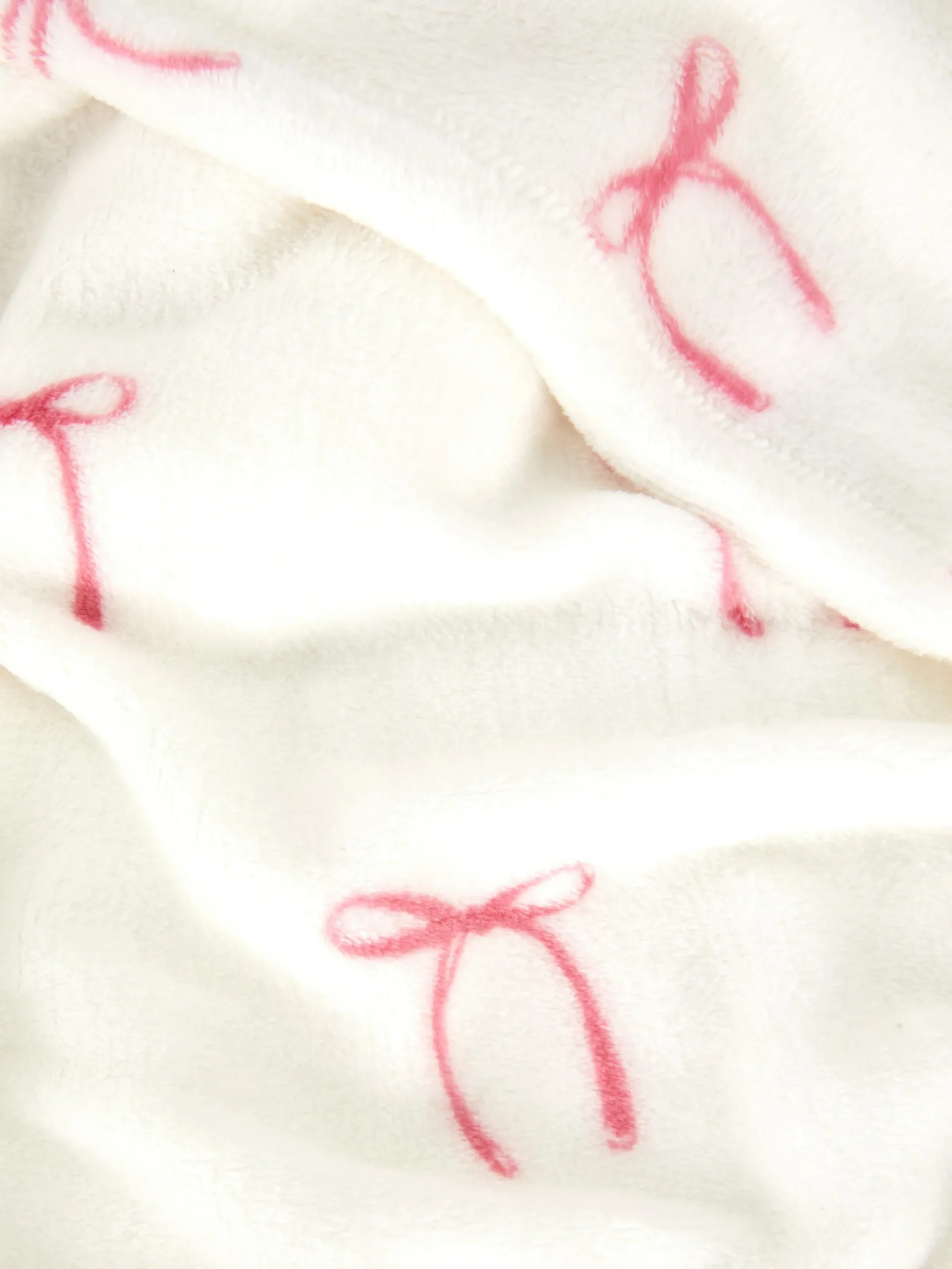 Primark Mantas Y Colchas|Manta Con Estampado De Lazos Pequeños