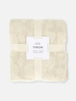 Primark Mantas Y Colchas|Manta Con Textura Cepillada Estampada