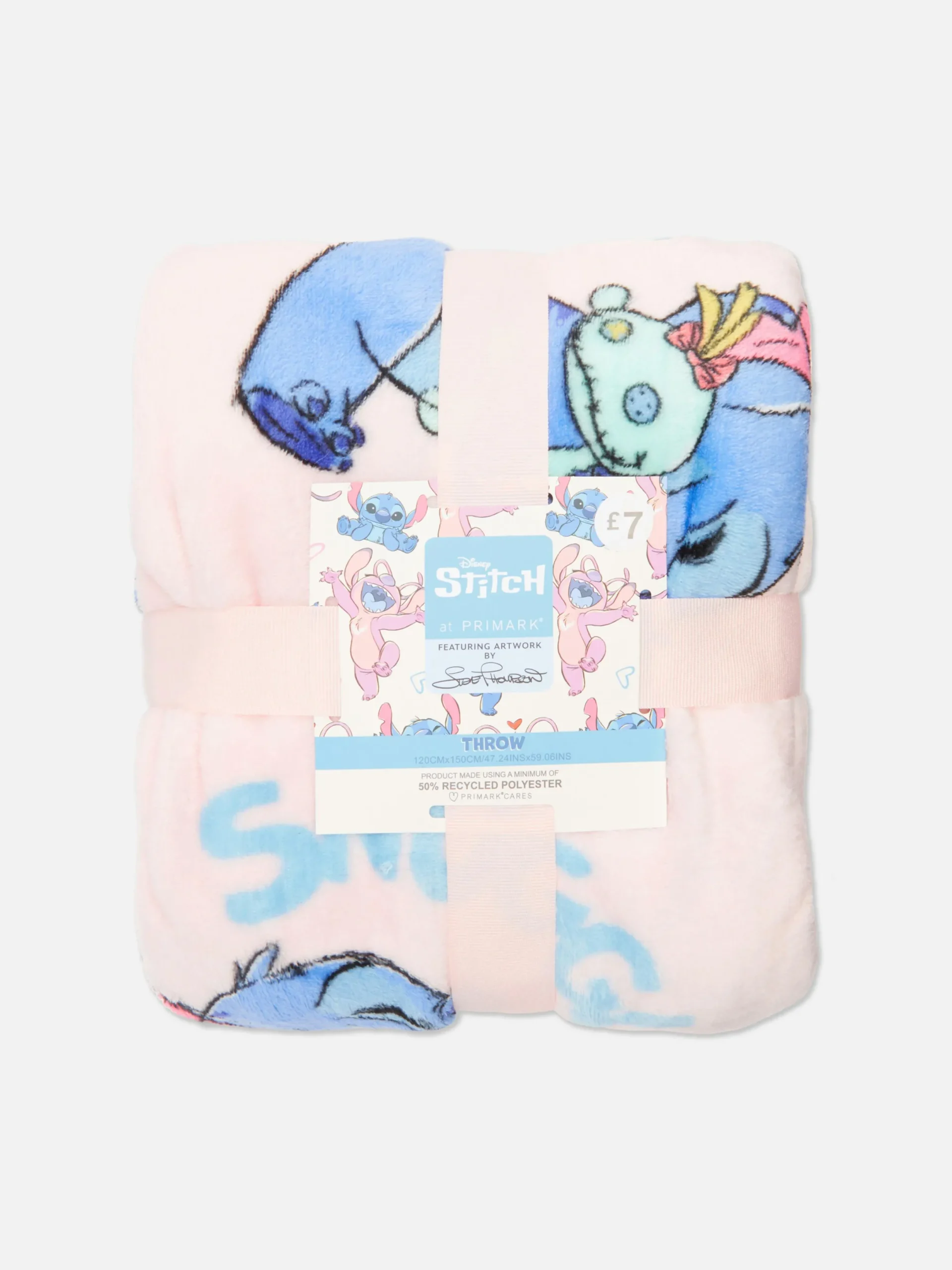 Primark Mantas Y Colchas|Manta De Stitch Y Ángel De Disney
