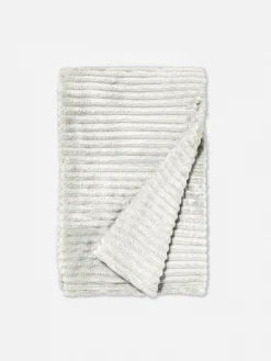 Primark Mantas Y Colchas|Manta Grande De Canalé Suave