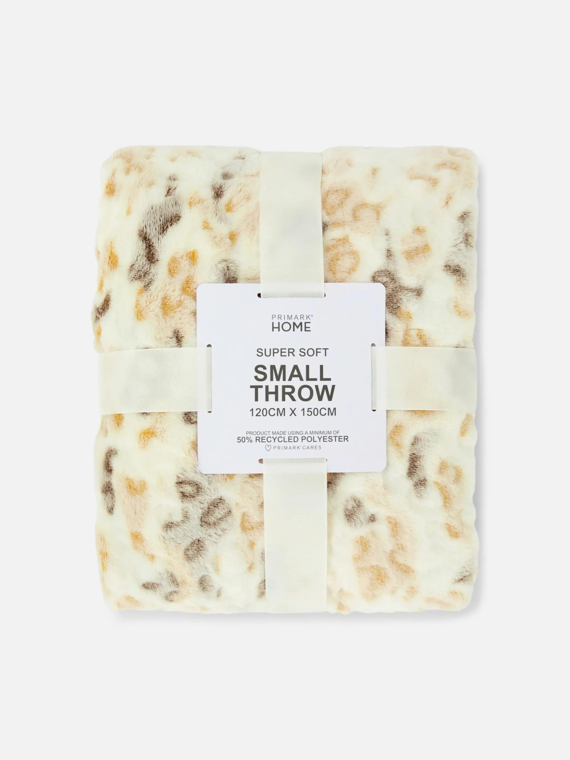 Primark Mantas Y Colchas|Manta Pequeña Supersuave Con Estampado De Guepardo