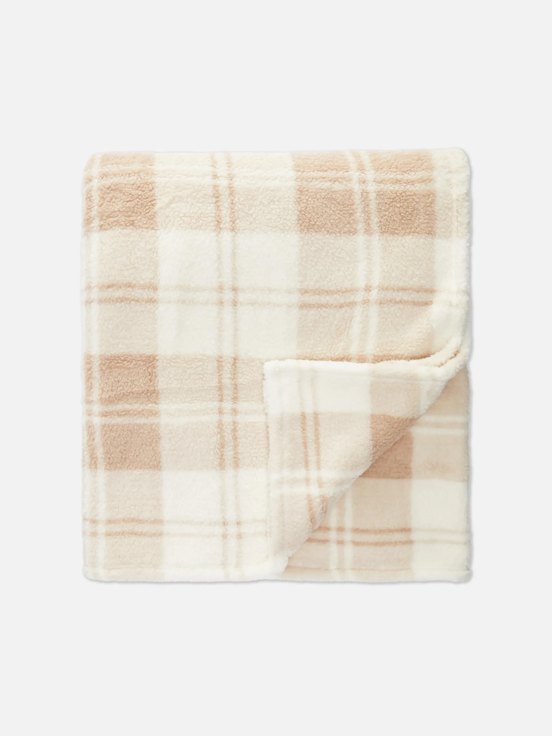 Primark Mantas Y Colchas|Manta Polar Con Estampado De Cuadros