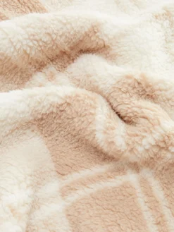 Primark Mantas Y Colchas|Manta Polar Con Estampado De Cuadros