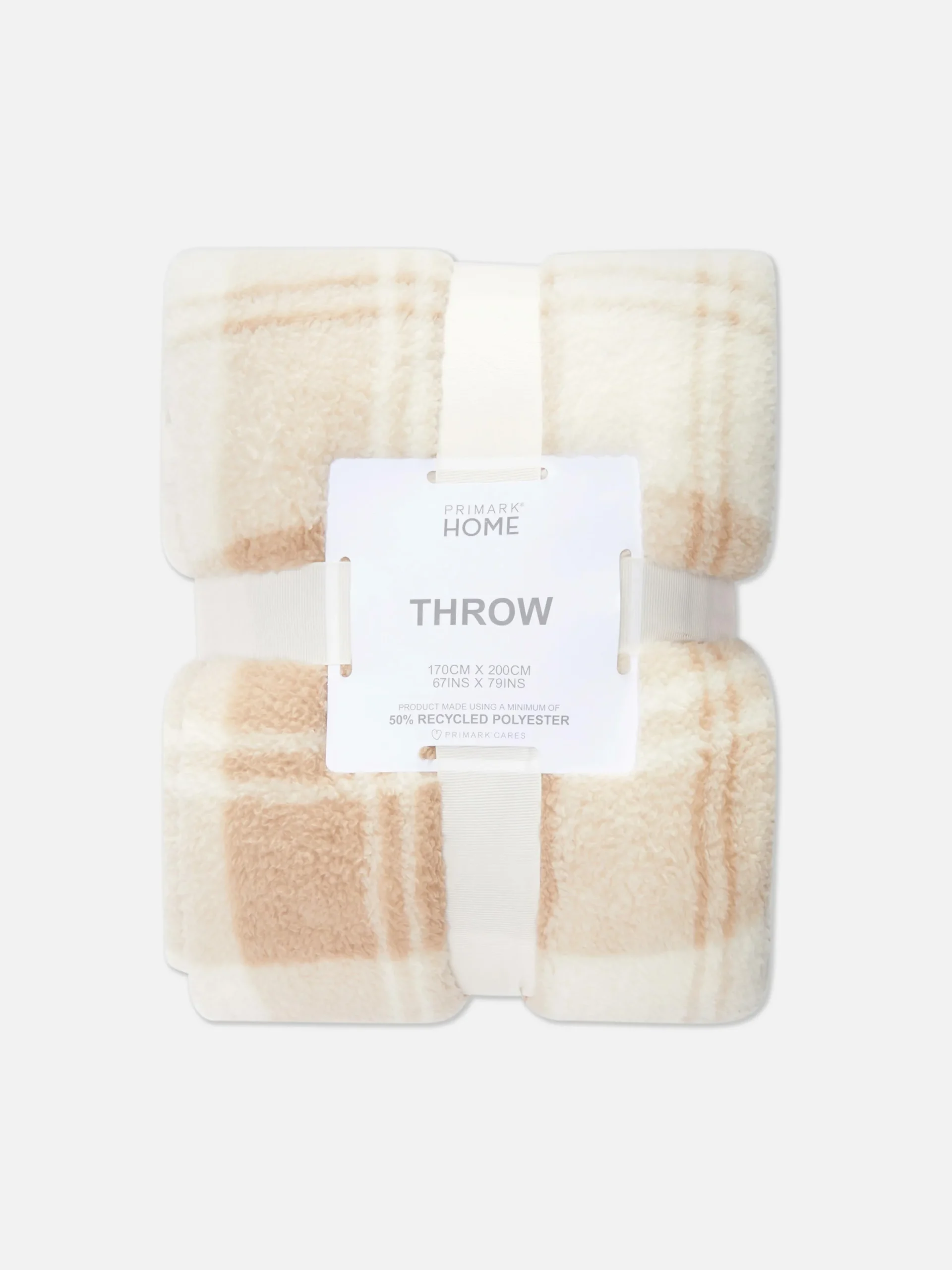 Primark Mantas Y Colchas|Manta Polar Con Estampado De Cuadros