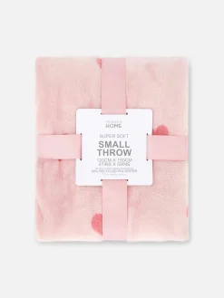 Primark Mantas Y Colchas|Manta Suave Con Estampado De Corazones