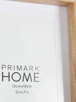 Primark Marcos Y Adornos De Pared|Marco De Fotos De Madera Sencillo Con Soporte De Pie