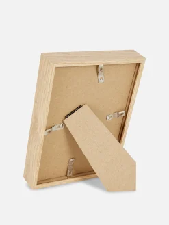 Primark Marcos Y Adornos De Pared|Marco De Fotos De Madera Sencillo Con Soporte De Pie