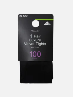 Mujer Primark Medias|Medias Opacas De Terciopelo Mate De 100 Deniers