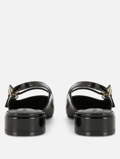 Mujer Primark Moda Gótica|Zapatos Planos|Merceditas Con Doble Tira Y Hebilla