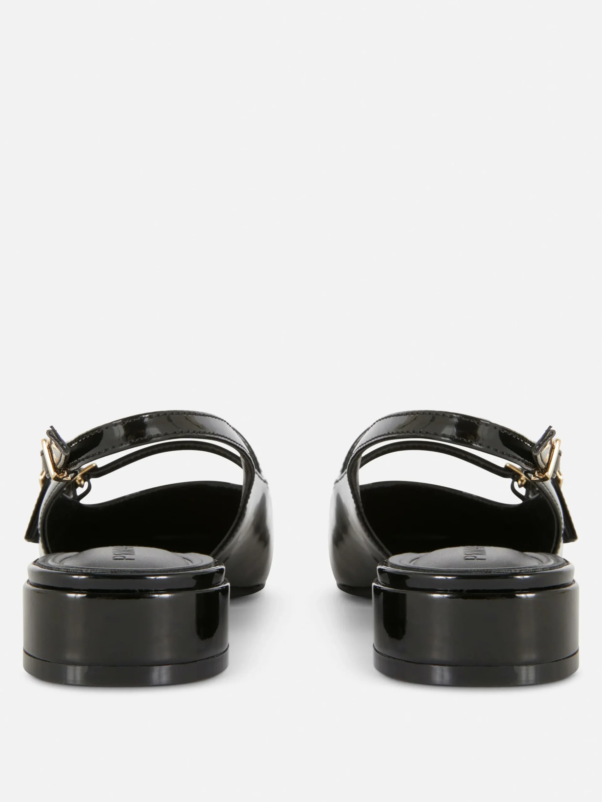 Mujer Primark Moda Gótica|Zapatos Planos|Merceditas Con Doble Tira Y Hebilla