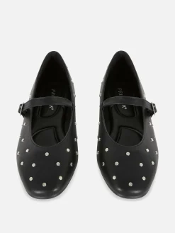 Mujer Primark Zapatos Planos|Merceditas Con Tachuelas