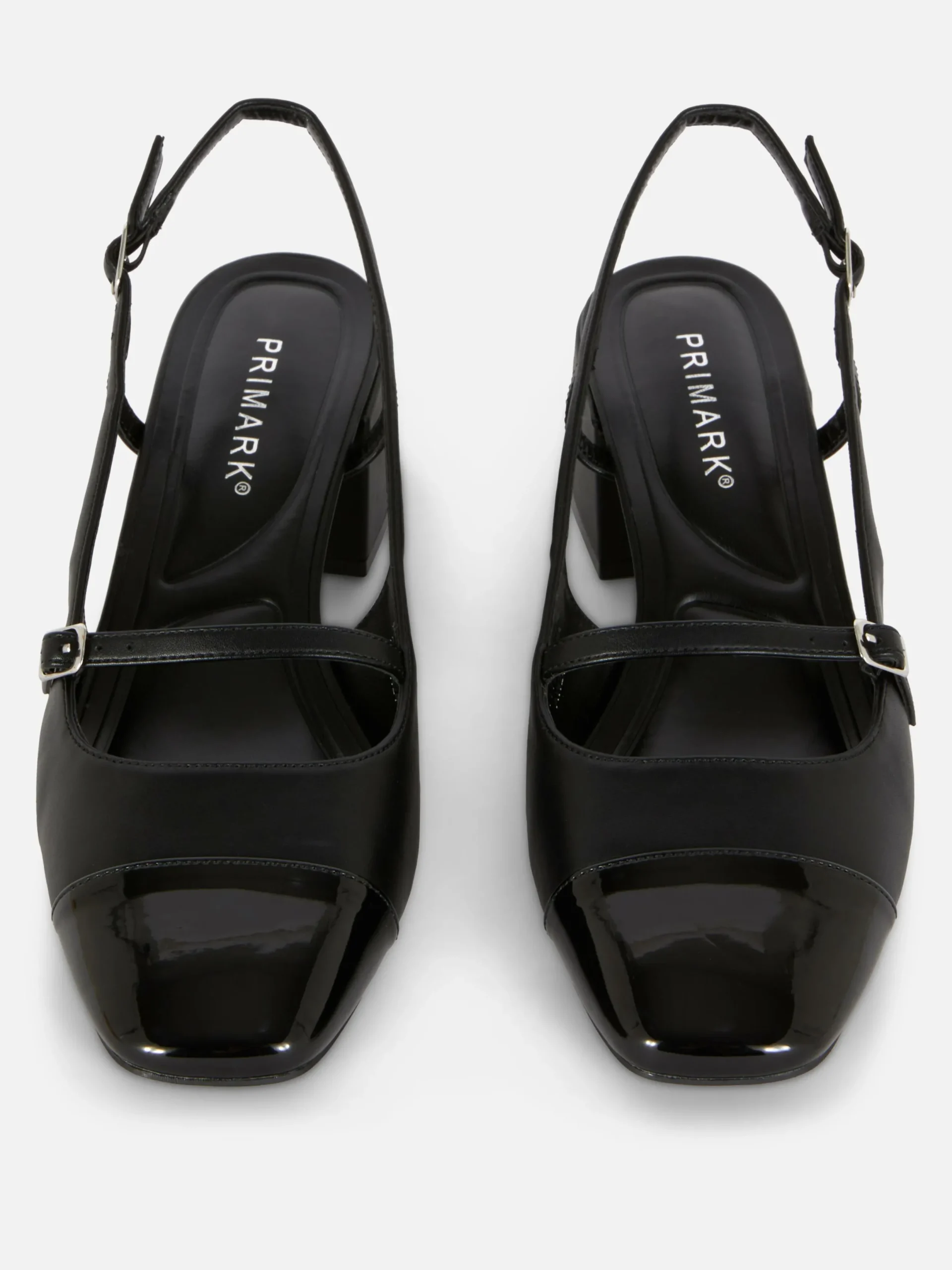 Mujer Primark Tacones|Merceditas Con Tacón Ancho Y Tira En El Talón