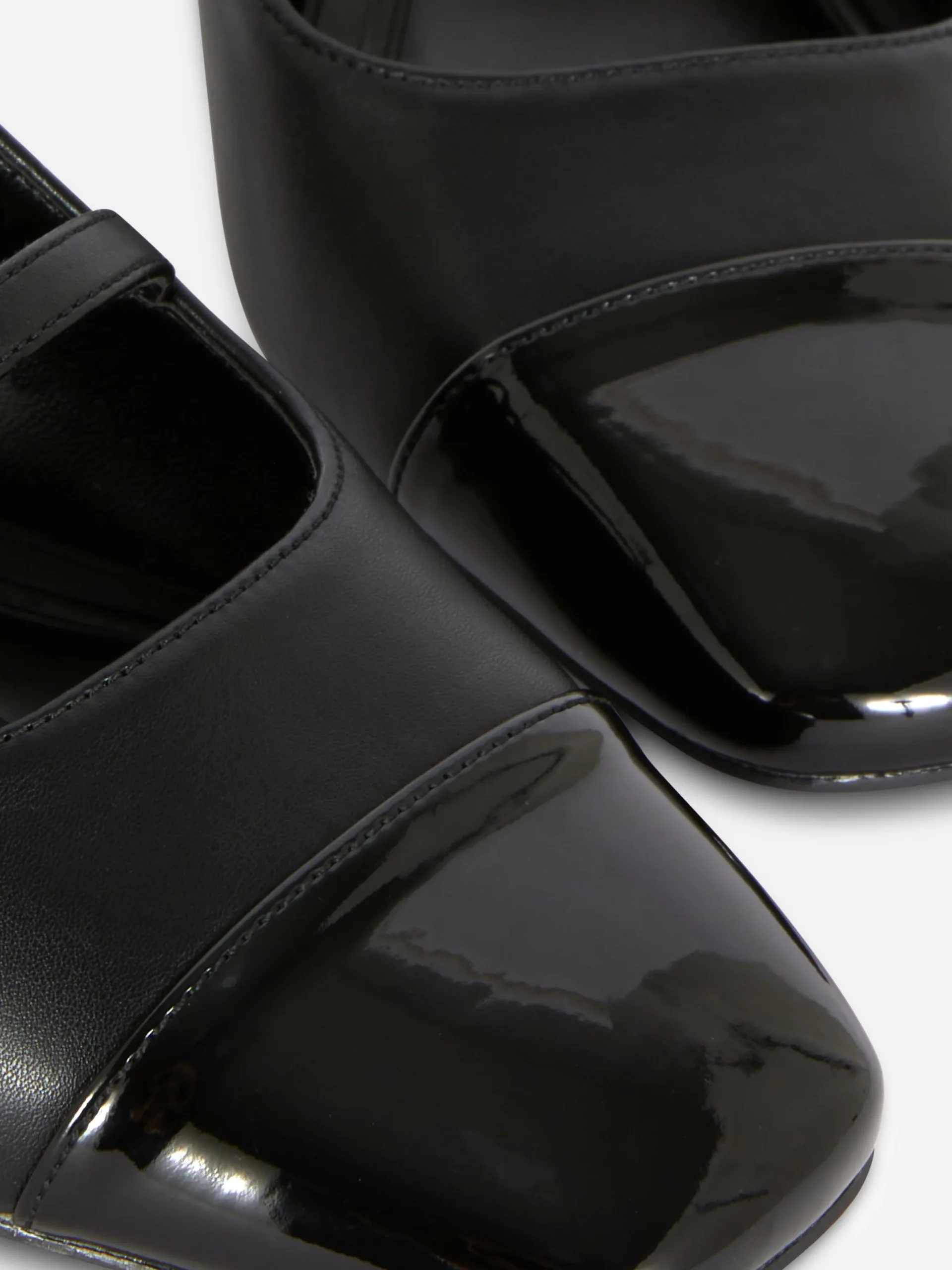 Mujer Primark Tacones|Merceditas Con Tacón Ancho Y Tira En El Talón