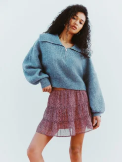 Mujer Primark Faldas|Minifalda A Capas De Gasa