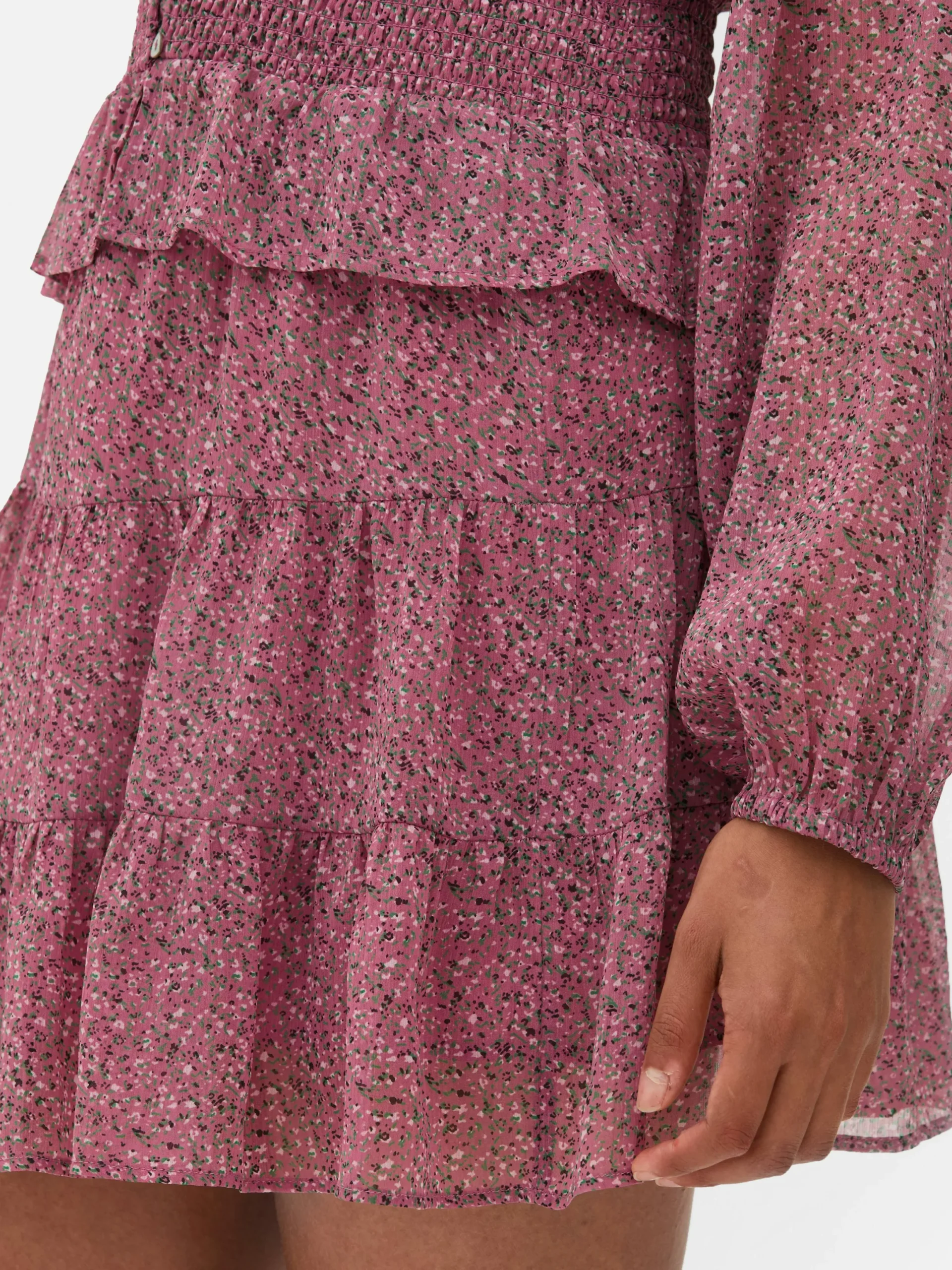 Mujer Primark Faldas|Minifalda A Capas De Gasa