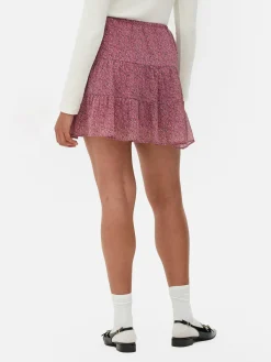 Mujer Primark Faldas|Minifalda A Capas De Gasa